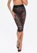 Спідниця Noir Handmade F302 Ambivalence, 3XL, black, мереживо, довжина за коліна, шнурівка ззаду 108252 фото 1