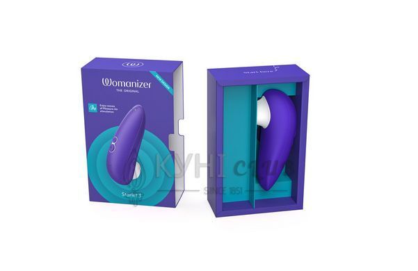Вакуумний кліторальний стимулятор Womanizer Starlet 3 INDIGO 106771 фото