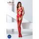 Бодістокінг Passion BS057 red, комбінезон, імітація панчох і пояса 100740 фото 2