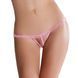 Жіночі мікростринги з рюшами Passion MT001 One size, pink 105618 фото 1