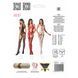 Бодістокінг Passion BS057 red, комбінезон, імітація панчох і пояса 100740 фото 5