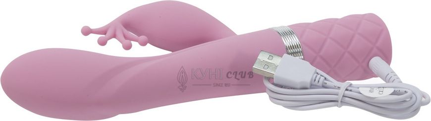 Розкішний вібратор-кролик Pillow Talk - Kinky Pink з кристалом Сваровські, потужний, Рожевий 100004 фото