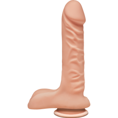 Фалоімітатор Doc Johnson The D - Super D - 8 Inch With Balls - ULTRASKYN, діаметр 5,1 см 109026 фото