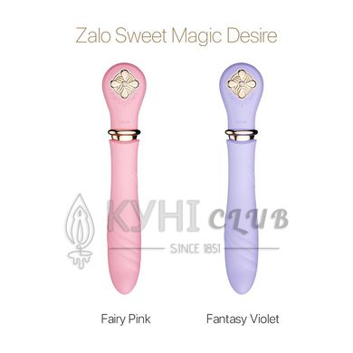 Пульсатор с подогревом Zalo Sweet Magic - Desire Fairy Pink, турбо режим 104655 фото