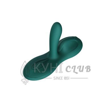Sit-on-top смарт-вібратор Zalo &ndash; Flora Smart Vibrating Pad Turquoise Green, 9 моторів 109884 фото