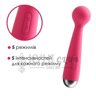 Вибромассажер с интеллектуальным режимом Svakom Mini Emma Plum Red 102683 фото