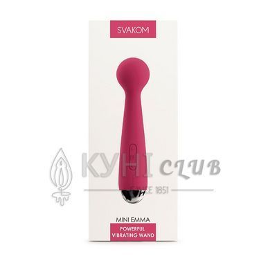 Вибромассажер с интеллектуальным режимом Svakom Mini Emma Plum Red 102683 фото