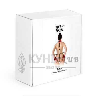 Розпорка для шиї та рук Art of Sex Bondage Set - Torture 106442 фото