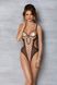 Эротическое боди Passion MARINA BODY, S/M, beige, с открытыми чашками 107722 фото 6