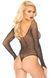 Сетчатое боди со стразами Leg Avenue Crystalized fishnet bodysuit Black One Size 107156 фото 4