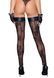 Чулки без мыска Noir Handmade F243 Tulle stockings with patterned flock embroidery, S 108153 фото 2