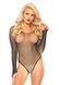Сетчатое боди со стразами Leg Avenue Crystalized fishnet bodysuit Black One Size 107156 фото 3