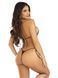 Комплект Leg Avenue Bikini top and thong panty, One Size, чорний, зі стразами, м&rsquo;який ліф та стрінги 110104 фото 2