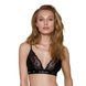 Эластичный топ с кружевом Passion PS001 TOP black, size L 102170 фото 1