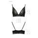 Эластичный топ с кружевом Passion PS001 TOP black, size L 102170 фото 6
