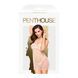 Приталенная сорочка-сетка со стрингами Penthouse - All Yours White L/XL 103051 фото 3