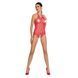 Бодистокинг в крупную сетку Passion BS087 red, открытая спина, халтер, с доступом 104338 фото 3