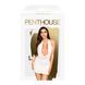 Міні-сукня Penthouse - Heart Rob White XL, хомут, глибоке декольте, мініатюрні стрінги 103201 фото 4
