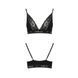 Эластичный топ с кружевом Passion PS001 TOP black, size L 102170 фото 5