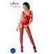 Бодістокінг Passion BS046 red, комбінезон з імітацією панчіх 109409 фото 1