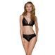 Эластичный топ с кружевом Passion PS001 TOP black, size L 102170 фото 3